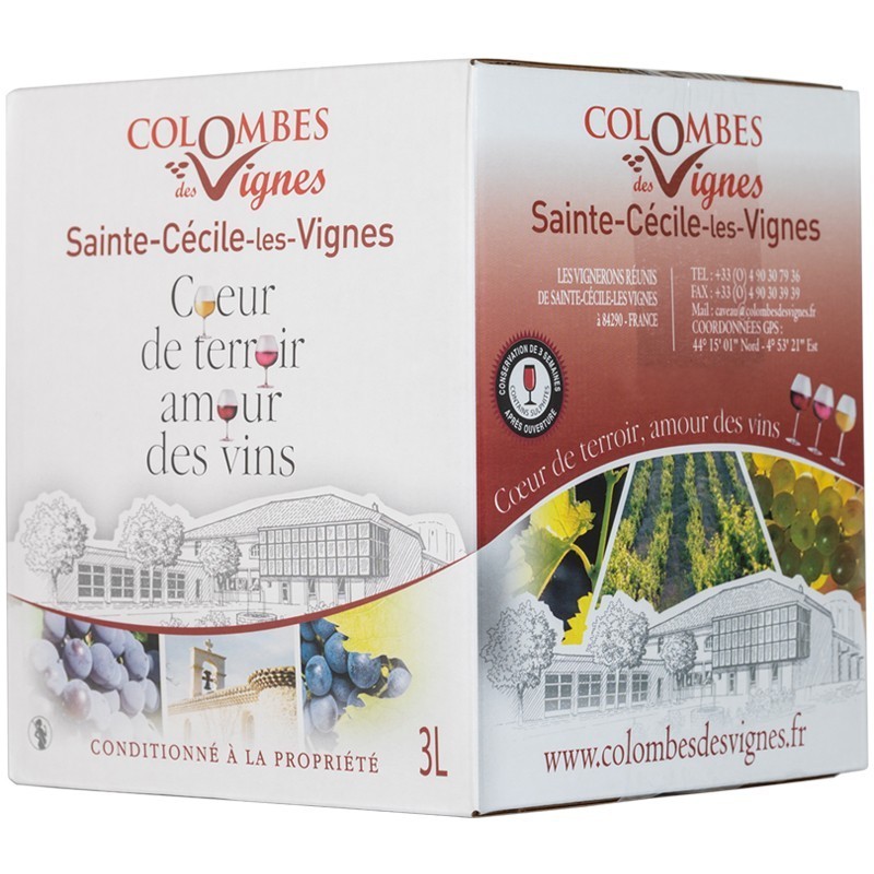 IGP Vin de Pays Méditérrané - Rosé 12°- Bag in Box